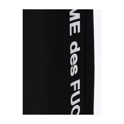Comme Des Fuckdown Black Cotton Jeans & Pant In Black