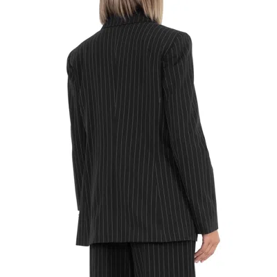Comme Des Fuckdown Black Polyester Suits & Women's Blazer In Black