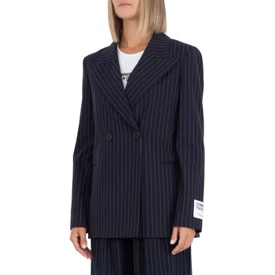 Comme Des Fuckdown Blue Polyester Suits & Blazer In Blue