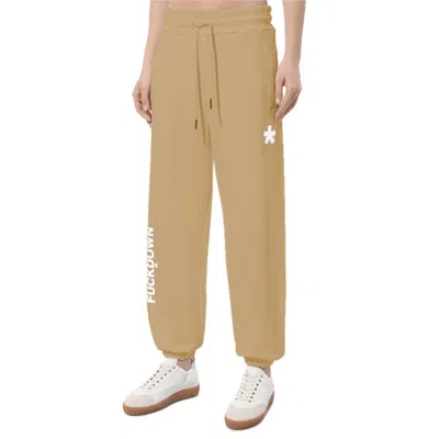 Comme Des Fuckdown Brown Cotton Jeans & Pant In Brown