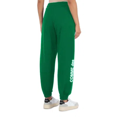 Comme Des Fuckdown Green Cotton Jeans & Pant In Green
