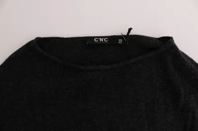 Shop Costume National Elegant Gray Crewneck Women's Sweater