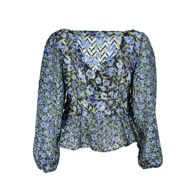 Desigual Blue Polyester Sweater In Blue