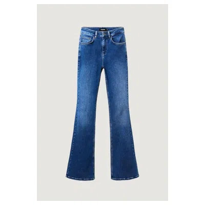 Desigual Blue Cotton Jeans & Pant In Blue