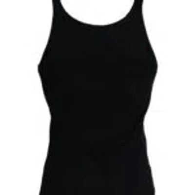 Dolce & Gabbana Black Cotton Sleeveless Underwear Tank T-shirt In Black