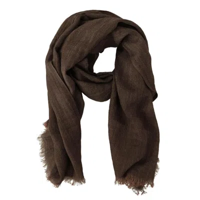 Dolce & Gabbana Brown  Scarf In Brown