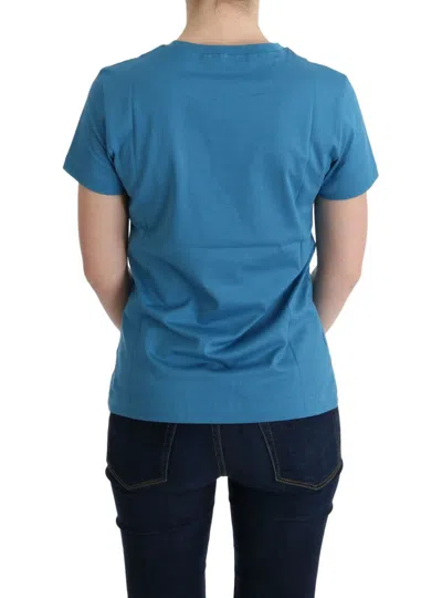 Dolce & Gabbana Blue Cotton 2017 Motive T-shirt In Blue
