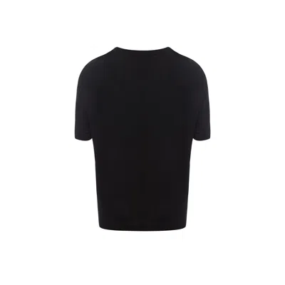 Dolce & Gabbana Elegant Black Cotton Top In Black