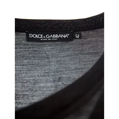 Dolce & Gabbana Elegant Black Cotton Top In Black