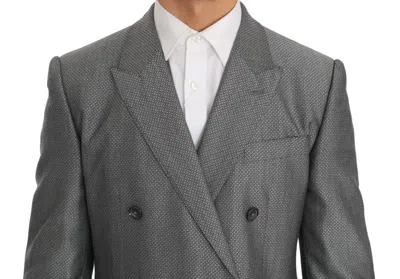 Dolce & Gabbana Elegant Double-breasted Men's Suit In Black