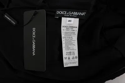 Dolce & Gabbana Elegant Black Knee-length Sheath Dress In Black