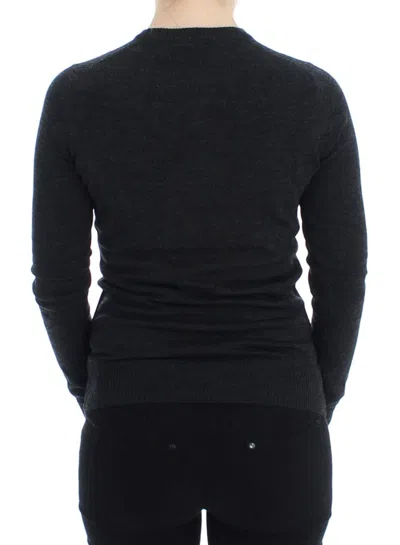 Dolce & Gabbana Gray Wool Button Cardigan Sweater In Gray