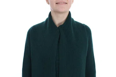 Dolce & Gabbana Green Knitted Cashmere Cardigan In Green