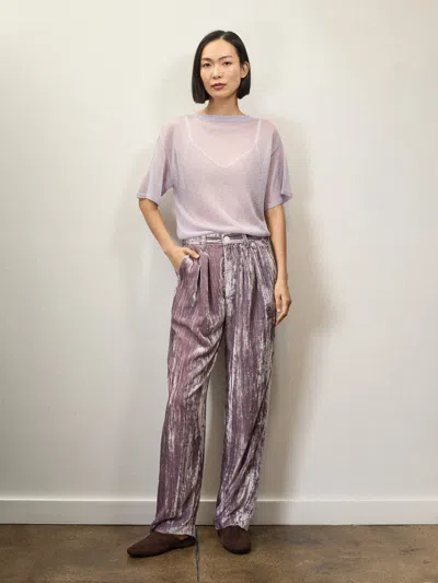 Alex Mill Holiday Things Helen Tee In Lilac