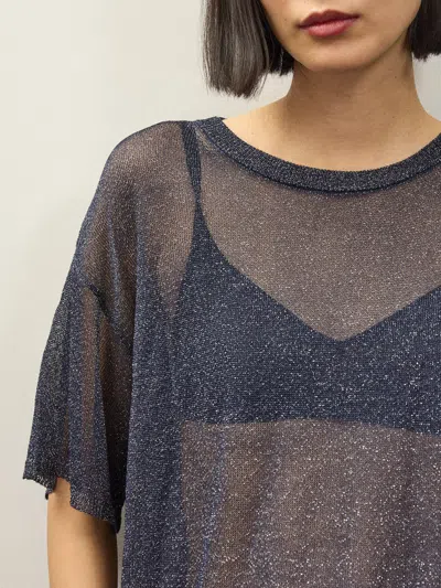 Alex Mill Holiday Things Helen Tee In Navy