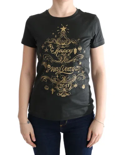Dolce & Gabbana Green Cotton 2017 Motive T-shirt In Green