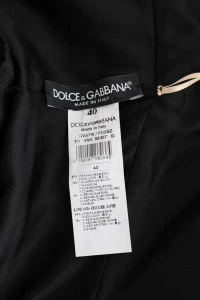 Dolce & Gabbana Gold Silk Stretch Romper Body In Gold