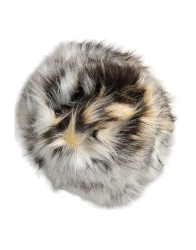Dolce & Gabbana Multicolor Acrylic Fur Women Bucket Hat In Multicolor