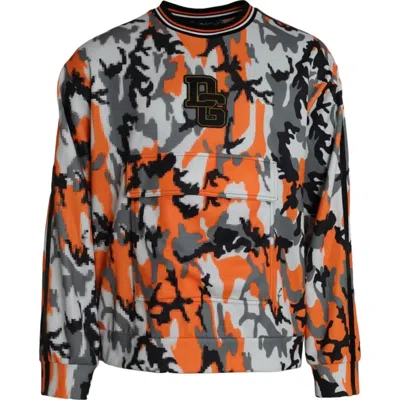 Dolce & Gabbana Multicolor Camouflage Crew Neck Pullover Sweater In Multicolor