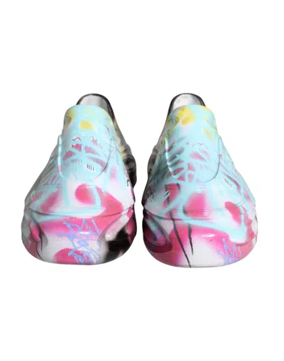 Dolce & Gabbana Graffiti Rubber Sneakers In Multicolor