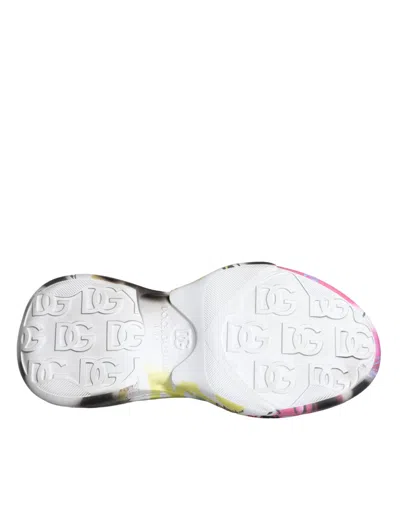 Dolce & Gabbana Graffiti Rubber Sneakers In Multicolor