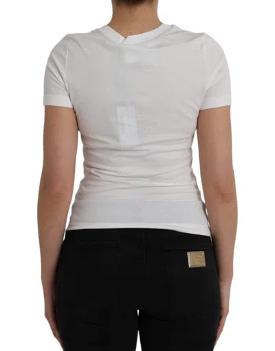 Dolce & Gabbana Tiger Logo-print T-shirt In White