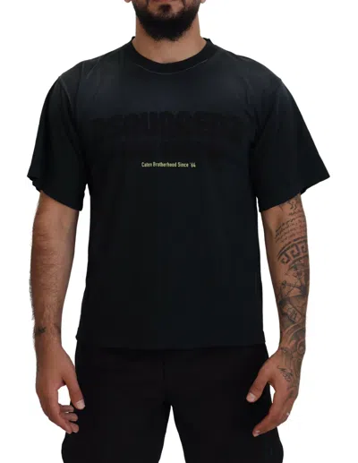 Pre-owned Dsquared2 Dsquared² Black Cotton Short Sleeves Crewneck Men's T-shirt ()