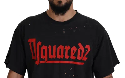 Pre-owned Dsquared2 Dsquared² Black Cotton Short Sleeves Crewneck Men's T-shirt ()