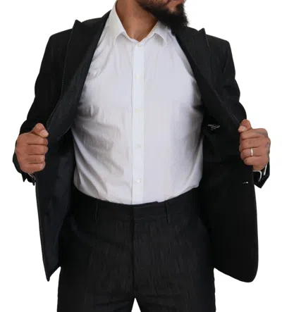 Pre-owned Dsquared2 Dsquared² Black Cotton Single Breasted 2 Piece Miami Men's Suit ()