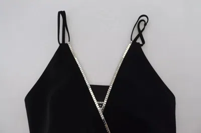 Pre-owned Dsquared2 Dsquared² Black Embellished Sleeveless V-neck Jumpsuit Women's Dress ()