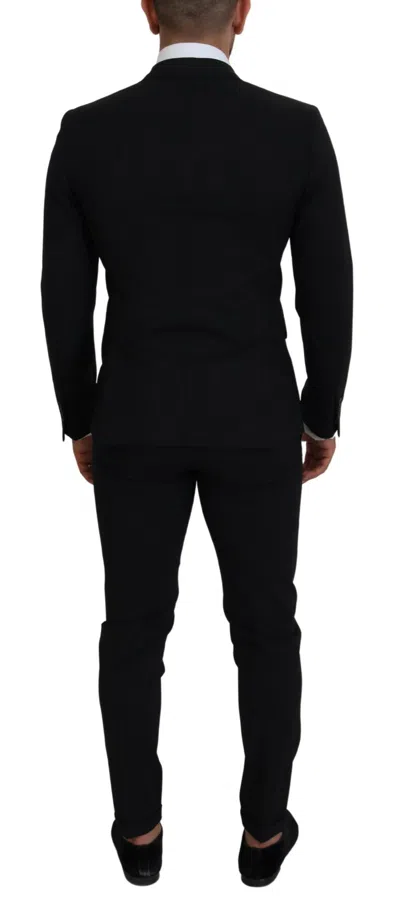 Pre-owned Dsquared2 Dsquared² Black Wool Single Breasted 2 Piece London Men's Suit ()