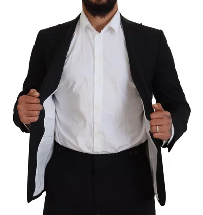 Pre-owned Dsquared2 Dsquared² Black Wool Single Breasted 2 Piece London Men's Suit ()