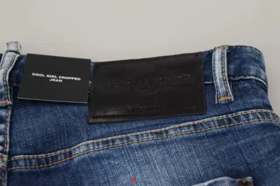 Pre-owned Dsquared2 Dsquared² Blue Icon Low Waist Cropped Cool Girl Denim Women's Jeans ()