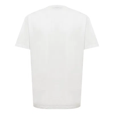 Dsquared2 Chic White Cotton Staple Tee In White