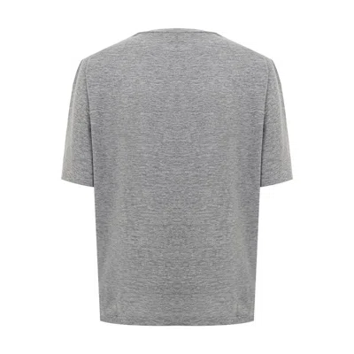 Dsquared2 Gray Logo Cotton Crewneck Short Sleeve Tee T-shirt In Gray