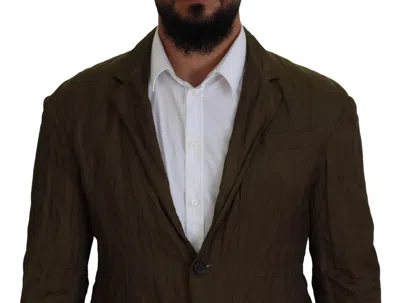 Pre-owned Dsquared2 Dsquared² Green Single Breasted Men Coat Blazer Men's Jacket ()