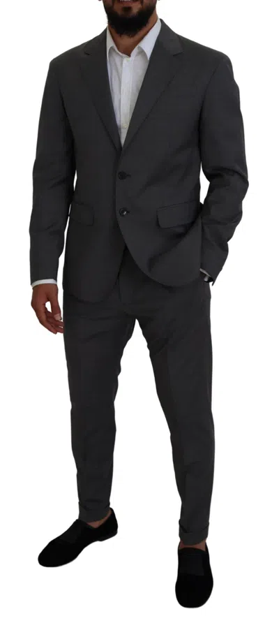 Pre-owned Dsquared2 Dsquared² Gray Wool Single Breasted 2 Piece Cipro Men's Suit ()