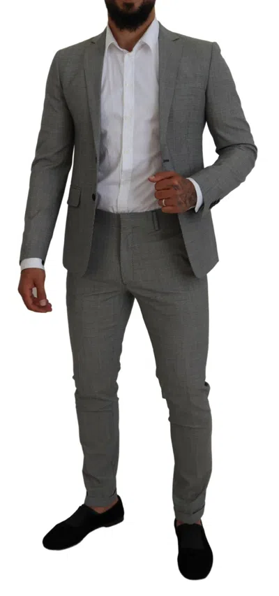 Pre-owned Dsquared2 Dsquared² Gray Wool Single Breasted 2 Piece Paris Men's Suit ()