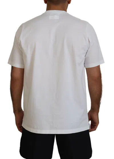 Pre-owned Dsquared2 Dsquared² White Cotton Short Sleeves Crewneck Men's T-shirt ()