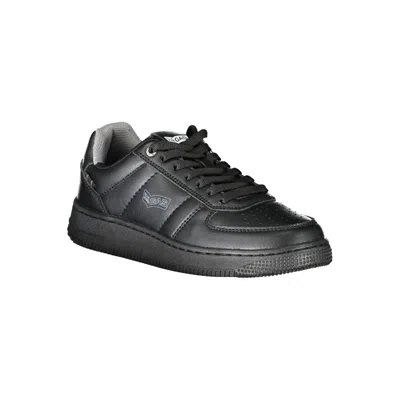 Gas Black Polyester Sneaker In Black