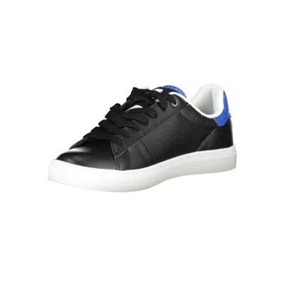 Gas Black Polyester Sneaker In Black
