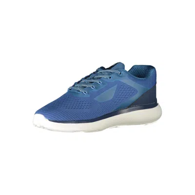 Gas Blue Polyester Men's Sneaker In Blue