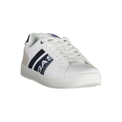 Gas White Artificial Leather Men's Sneaker In White