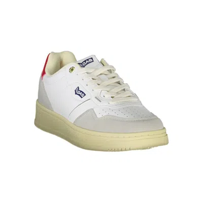 Gas White Artificial Leather Men's Sneaker In White