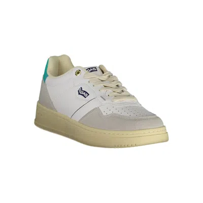 Gas White Artificial Leather Women Sneaker In White