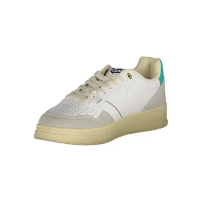 Gas White Artificial Leather Women Sneaker In White