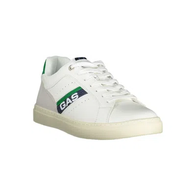 Gas White Polyester Men's Sneaker In White