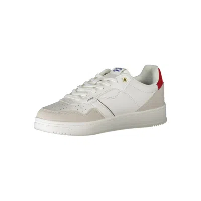 Gas White Polyester Sneaker In White