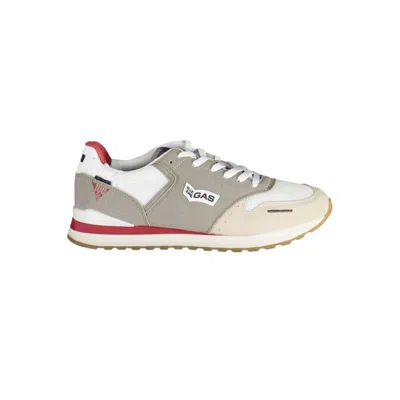 Gas White Polyester Sneaker In White
