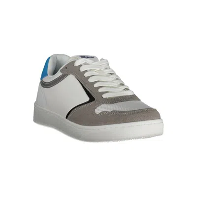 Gas White Polyester Men Sneaker In White